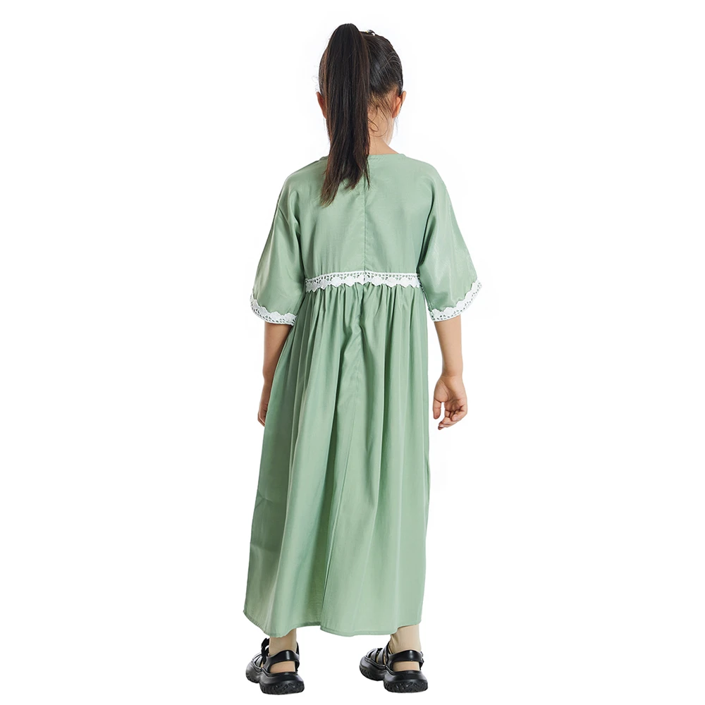 Eid-Muslim-Kids-Girls-Maxi-Dress-Ramadan-Islamic-Children-Clothing-Marocain-Jalabiya-Kaftan-Dubai-Turkey-Abaya-4