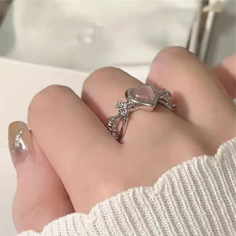 Fashion-Heart-Ring-Cat-Eye-Peach-Heart-Adjustable-Women-Design-Premium-Rings-Wedding-Party-Jewelry-Gift-4