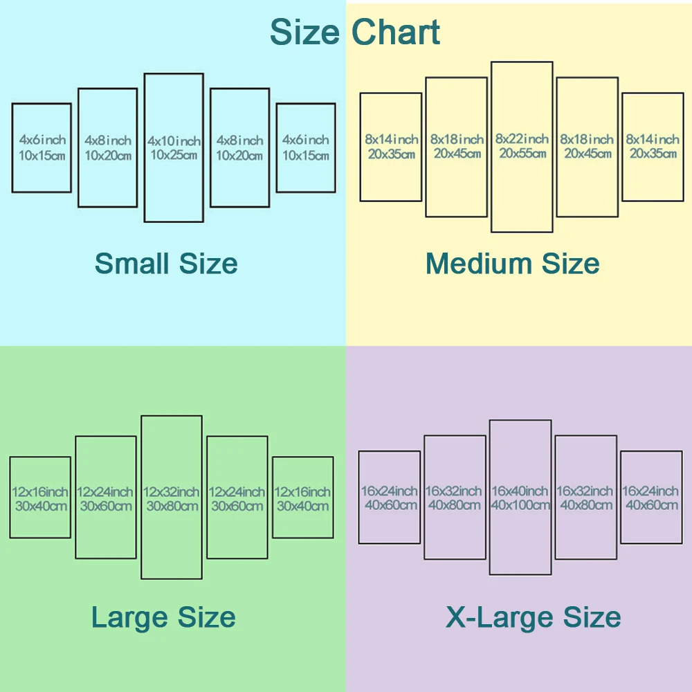 Framework-5-Pieces-Modular-Posters-Wall-Art-Canvas-HD-Printed-Paintings-Islamic-Religion-Pictures-Home-Decor-2