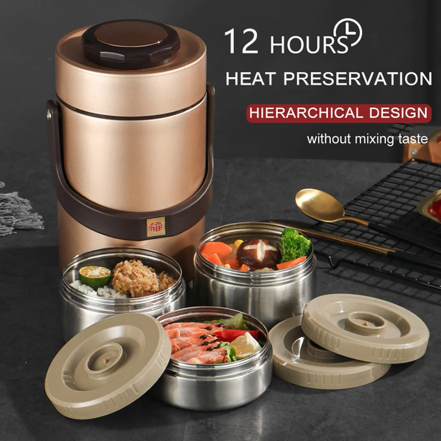 Insulation-Lunch-Box-Adult-Office-Portable-Large-Capacity-304-Stainless-Steel-Vacuum-Bento-Box-Leak-Proof-1