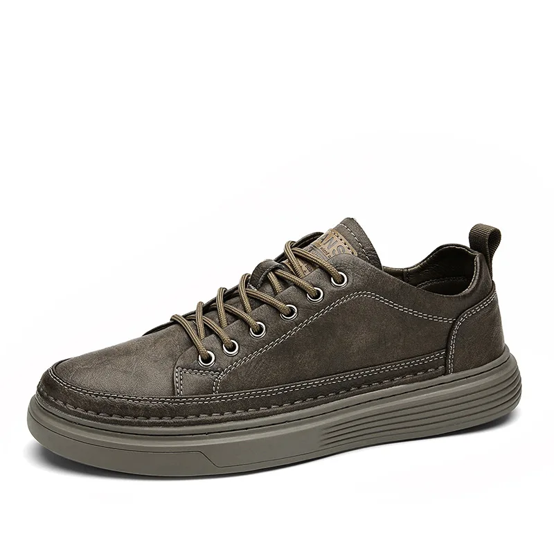 Men-Leather-Casual-Shoes-Fashion-Leather-Flat-Shoes-Sneakers-Pure-Black-Warm-Thick-Sole-Soft-Wear-4