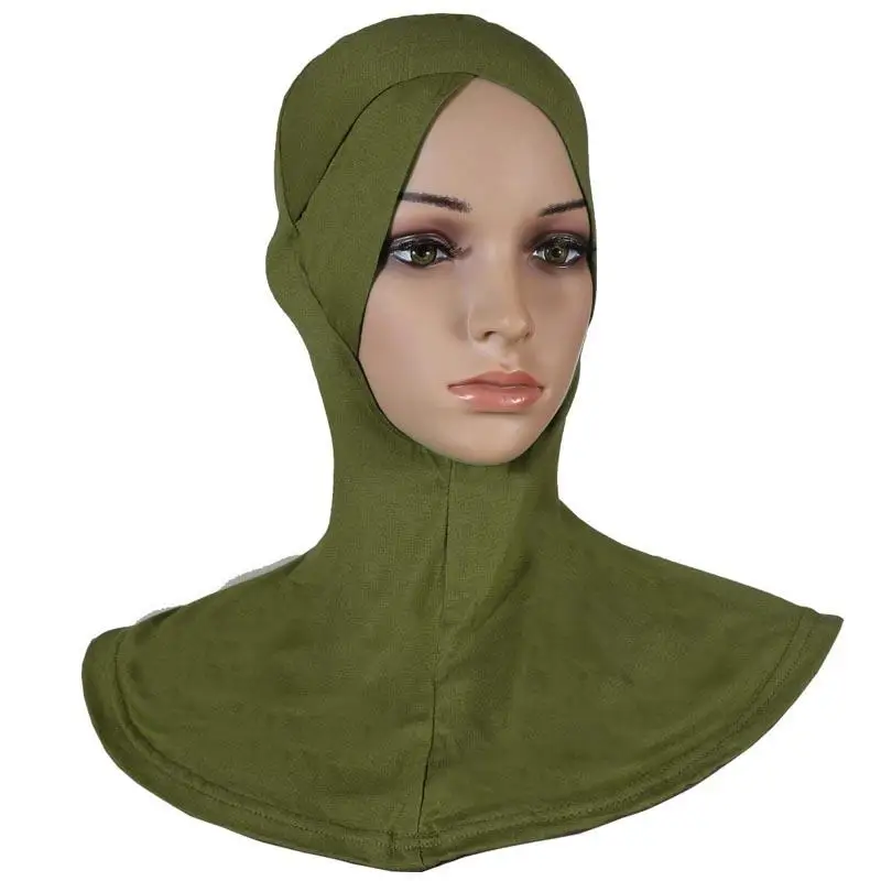 Muslim-Under-Scarf-Inner-Hat-Chemo-Cap-Bone-Bonnet-Neck-Full-Cover-Hijab-Amira-Women-Islamic-2