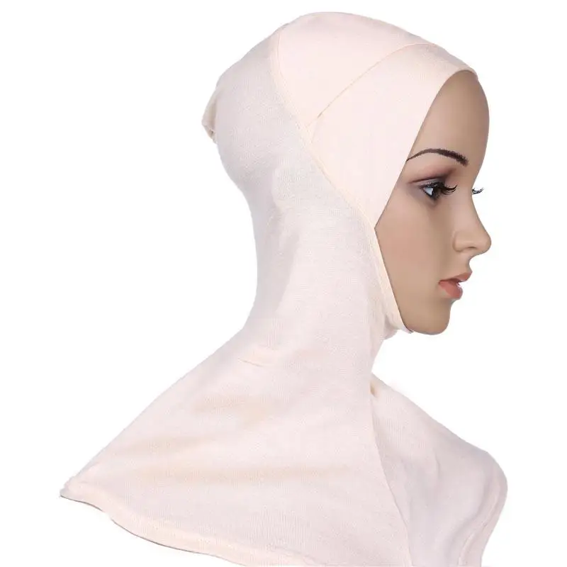 Muslim-Under-Scarf-Inner-Hat-Chemo-Cap-Bone-Bonnet-Neck-Full-Cover-Hijab-Amira-Women-Islamic-3