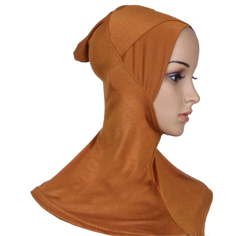 Muslim-Under-Scarf-Inner-Hat-Chemo-Cap-Bone-Bonnet-Neck-Full-Cover-Hijab-Amira-Women-Islamic-5