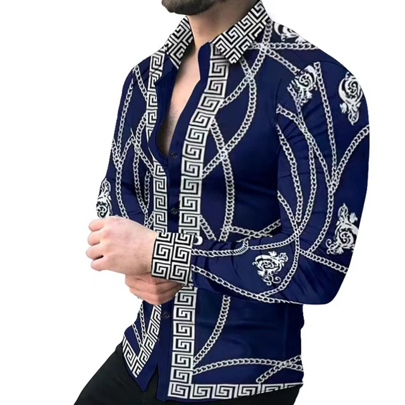 New-Retro-Men-s-Shirts-Casual-Shirts-Light-Luxury-Pattern-Printing-Long-Sleeved-Tops-Men-s-4