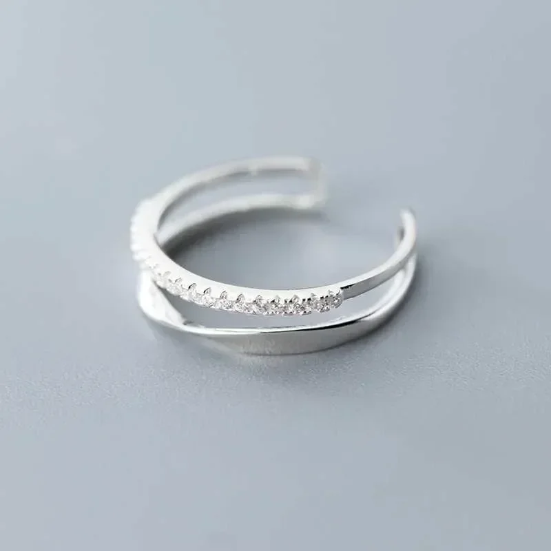 Original-925-Sterling-Silver-Double-LInes-Rings-For-Women-Wedding-Engagement-Silver-Women-s-Vintage-Ring-1