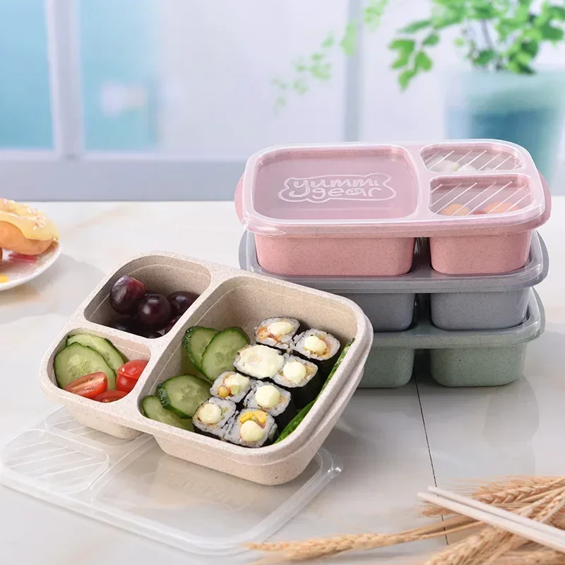 Separate-lunch-box-Portable-Bento-Box-Lunchbox-Leakproof-Food-Container-Microwave-oven-Dinnerware-for-Students-1
