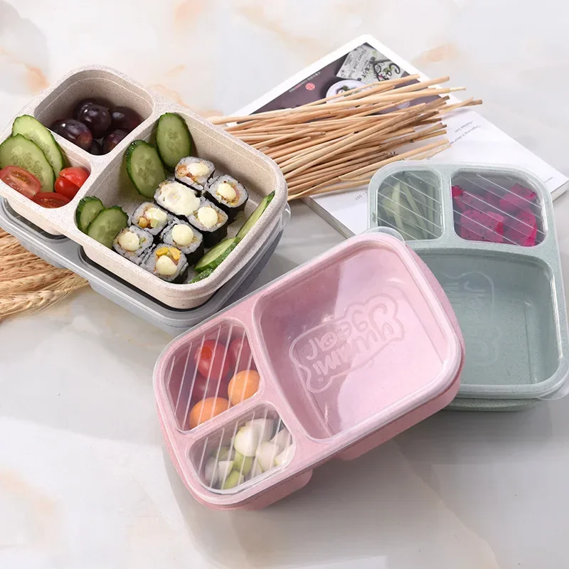 Separate-lunch-box-Portable-Bento-Box-Lunchbox-Leakproof-Food-Container-Microwave-oven-Dinnerware-for-Students