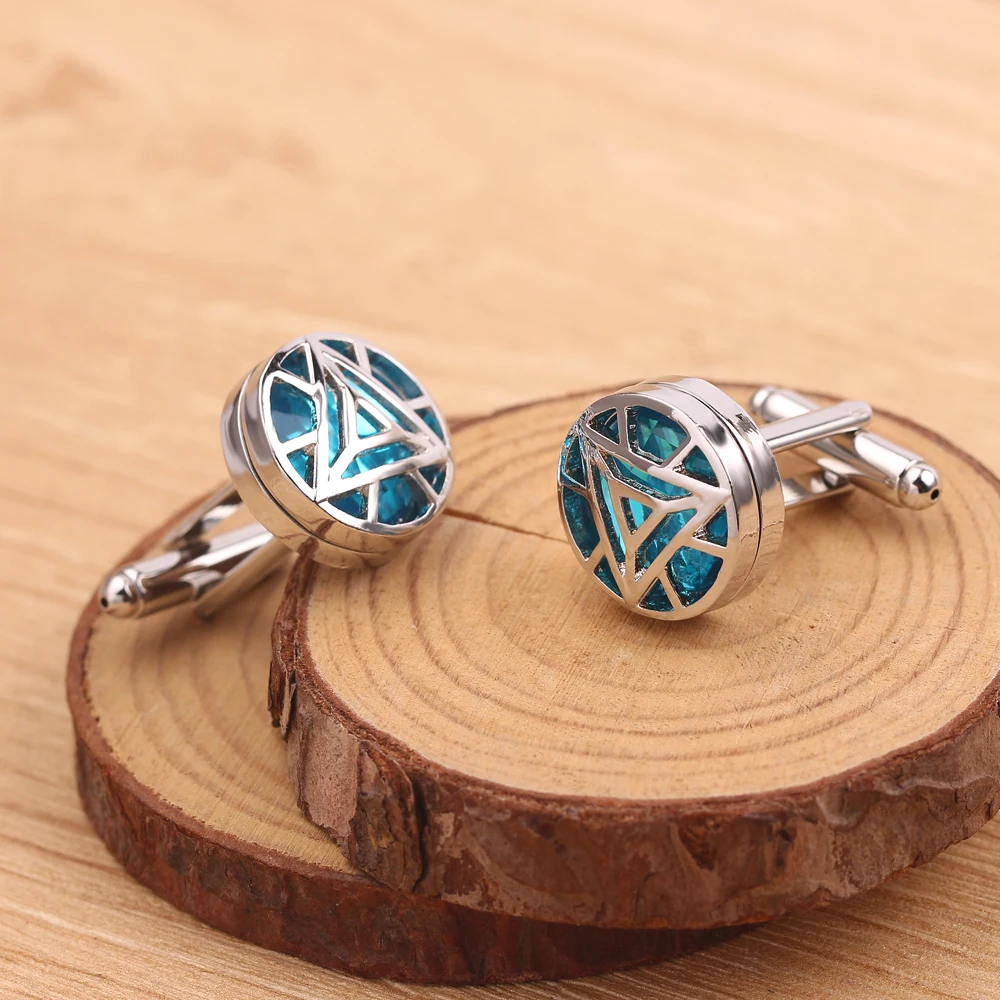 Disney-Marvel-Sci-fi-Movie-Avengers-Arc-Reactor-Cufflinks-Fashion-Superhero-Iron-Man-Symbol-Cufflinks-Jewelry-1