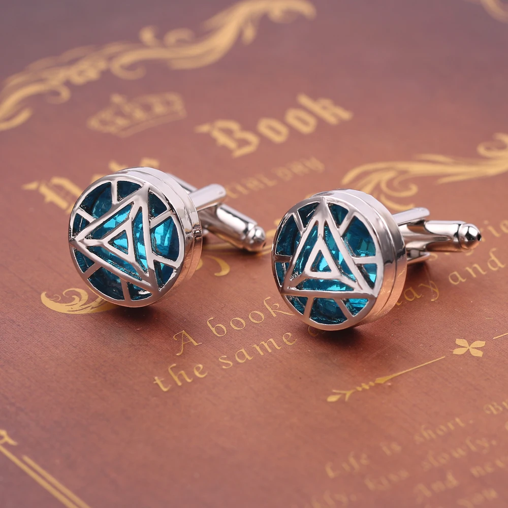 Disney-Marvel-Sci-fi-Movie-Avengers-Arc-Reactor-Cufflinks-Fashion-Superhero-Iron-Man-Symbol-Cufflinks-Jewelry-3