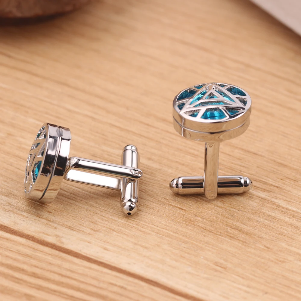 Disney-Marvel-Sci-fi-Movie-Avengers-Arc-Reactor-Cufflinks-Fashion-Superhero-Iron-Man-Symbol-Cufflinks-Jewelry