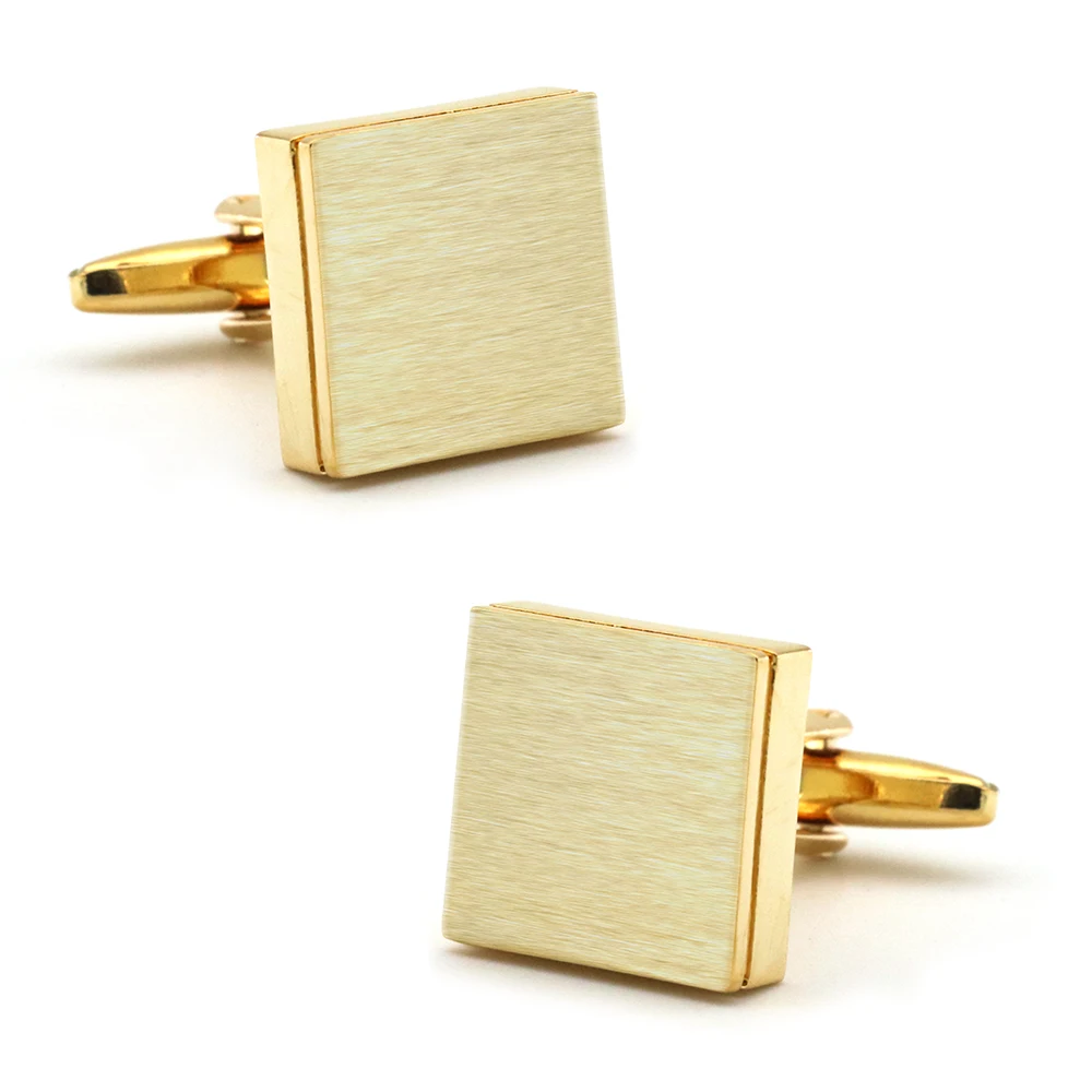 Men-s-Metal-Wire-drawing-Cufflinks-Quality-Brass-Material-Gunblack-Color-Fashion-Square-Cuff-Links-Wholesale-2