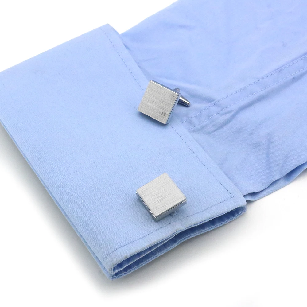 Men-s-Metal-Wire-drawing-Cufflinks-Quality-Brass-Material-Gunblack-Color-Fashion-Square-Cuff-Links-Wholesale-5