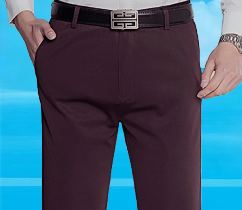 Summer-Thin-Men-s-Ice-Silk-Four-Side-Elastic-Casual-Pants-Dad-s-trousers-Loose-Pants-4